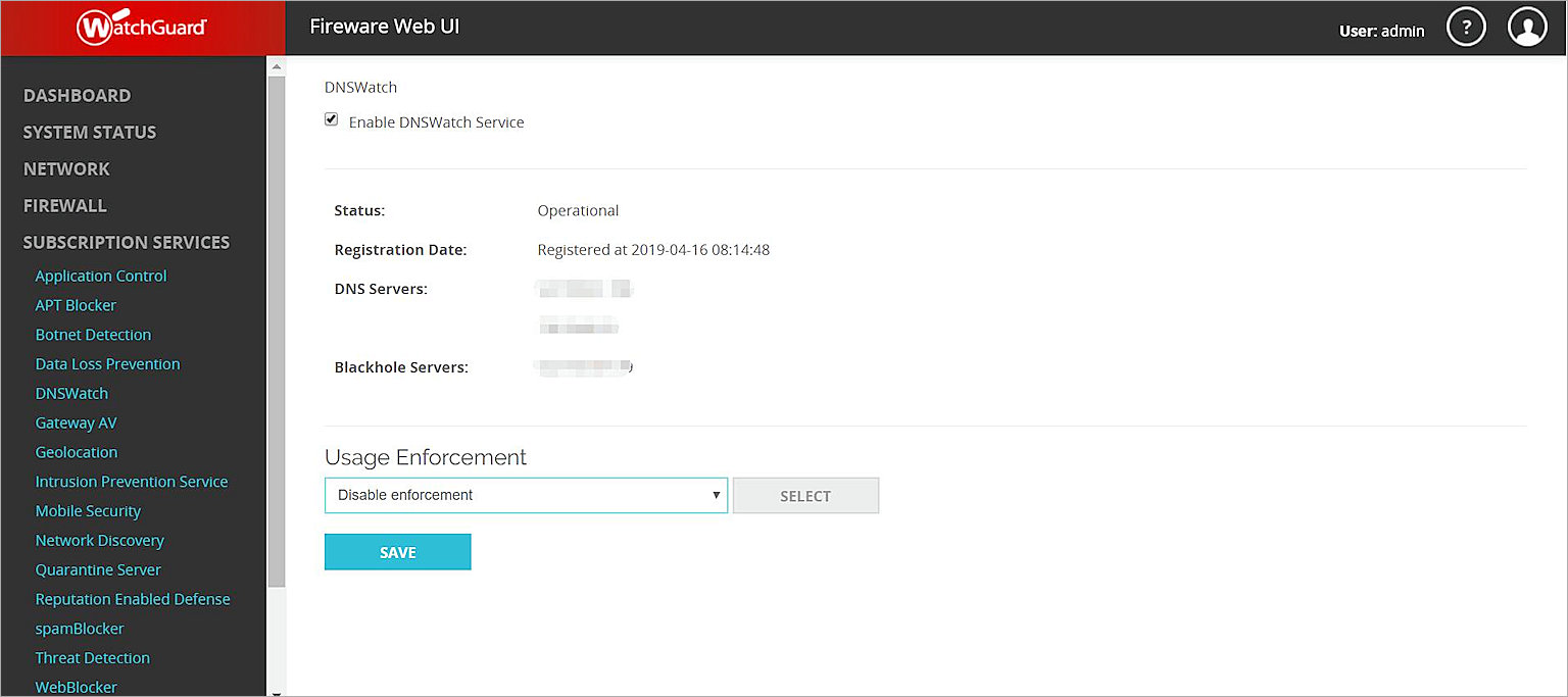 WatchGuard DNSWatch Integration with DNS Override